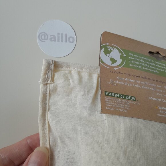 Eco Logical Reusable Wool Dryer Balls - Picture 8 of 10